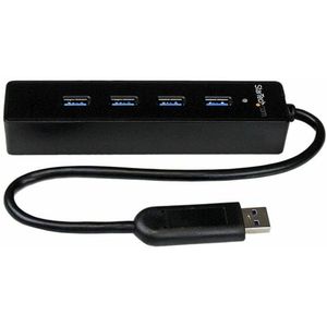 StarTech 4-poorts draagbare SuperSpeed USB 3.0-hub met geintegreerde kabel