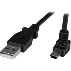 StarTech 1 m mini USB-kabel - A-naar-mini-B met opwaartse hoek