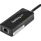 StarTech.com USB 3.0 naar gigabit Ethernet-adapter NIC met USB-poort - zwart
