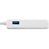 StarTech.com USB 3.0 naar gigabit Ethernet-adapter NIC met USB-poort - wit