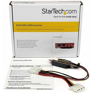 StarTech IDE naar SATA harde schijf of optische schijfadapter - 40-polige PATA naar 2,5 inch SATA HDD/SSD/ODD-converter