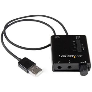 StarTech.com USB-stereo audio adapter externe geluidskaart met SPDIF digitale audio en stereo mic