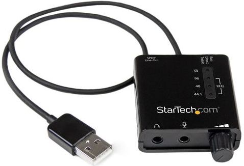 StarTech.com USB-stereo audio adapter externe geluidskaart met SPDIF digitale audio en stereo mic