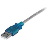 Startech - 1 Port USB naar RS232 DB9 Seriële Adapter Kabel - Grijs - 0.43m