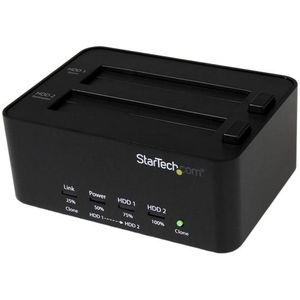 StarTech USB 3.0 SATA harde-schijfduplicator- en wisserdock Standalone 2,5/3,5 HDD- en SSD-wisser en -kloner