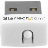 StarTech.com USB 150 Mbps Mini draadloze netwerkadapter 802.11n/g 1T1R USB wifi-adapter wit