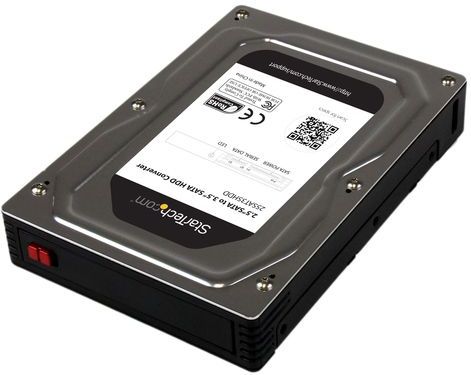 StarTech.com 2,5" naar 3,5" SATA Aluminium Harde Schijf Adapter Behuizing met SSD/HDD-hoogte van max. 12,5 mm