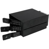 StarTech.com 3-bay Aluminium Trayless Hot Swap Mobile Rack Backplane voor 3,5 inch SAS II/SATA III - 6 Gbps HDD