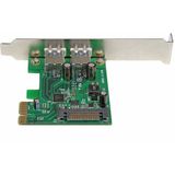 PEXUSB3S24 - PCI Express USB 3.0-kaart - Zwart - Stroomsterkte 900 mA - UASP-ondersteuning