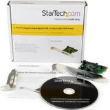 PEXUSB3S24 - PCI Express USB 3.0-kaart - Zwart - Stroomsterkte 900 mA - UASP-ondersteuning