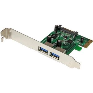 PEXUSB3S24 - PCI Express USB 3.0-kaart - Zwart - Stroomsterkte 900 mA - UASP-ondersteuning