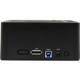 StarTech.com USB 3.0 / eSATA dubbel harde-schijf docking station met UASP voor 2,5/3,5 inch SATA SSD / HDD SATA 6 Gbps