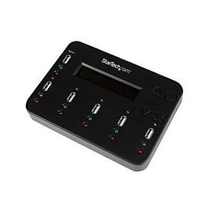 StarTech.com 1:5 Standalone USB Flash Drive Duplikator und Eraser-1 zu 5 Flash Drive Kopierer & Sanitizer - USB-Disk-Duplikator