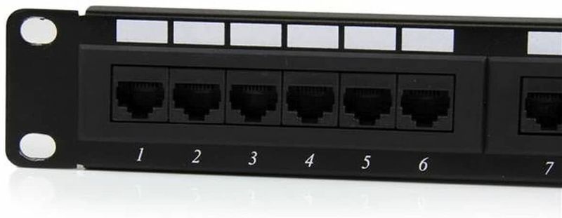 StarTech - C6PANEL24 - 24-poorts 1U Cat 6 Patchpaneel - Kleurcodering T568A T568B