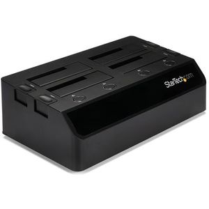 StarTech.com USB 3.0 naar SATA 6 Gbps hard drive docking station met 4 bays, UASP & dubbele ventilatoren 2,5/3,5 inch SSD / HDD dock