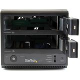 StarTech ESATA/USB 3.0 2X HDD-BEHUIZING (3.5""), Harddisk behuizing, Zwart