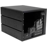 StarTech.com 4-bay Aluminium Trayless Hot Swap Mobile Rack Backplane voor 3,5 inch SAS II/SATA III - 6 Gbps HDD