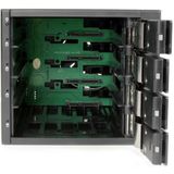 StarTech.com 4-bay Aluminium Trayless Hot Swap Mobile Rack Backplane voor 3,5 inch SAS II/SATA III - 6 Gbps HDD