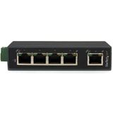 StarTech.com 5-poorts industriële Ethernet-switch op een DIN-rail monteerbaar