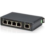 StarTech.com 5-poorts industriële Ethernet-switch op een DIN-rail monteerbaar