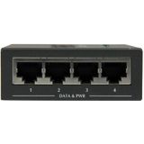 StarTech.com 4-poorts gigabit midspan PoE+ injector 802.3at/af