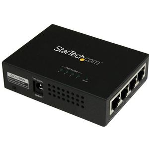 StarTech.com 4-poorts gigabit midspan PoE+ injector 802.3at/af