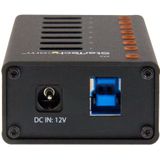 StarTech.com 7-poorts USB 3.0 hub - 5Gbps - op een desktop of op de wand monteerbare metalen behuizing