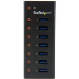 StarTech.com 7-poorts USB 3.0 hub - 5Gbps - op een desktop of op de wand monteerbare metalen behuizing
