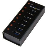 StarTech.com 7-poorts USB 3.0 hub - 5Gbps - op een desktop of op de wand monteerbare metalen behuizing