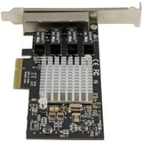 StarTech.com 4 poorts gigabit ethernet netwerkkaart PCI Express Intel 1350 NIC
