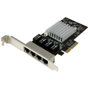 StarTech.com 4 poorts gigabit ethernet netwerkkaart PCI Express Intel 1350 NIC