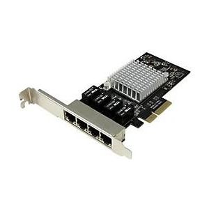 StarTech.com 4 Port PCI Express Gigabit Ethernet Netzwerkkarte - Intel I350 NIC - 4-fach PCIe Netzwerk Adapter mit Intel Chip - Netzwerkadapter - PCIe x4