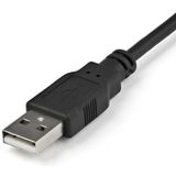MST - Hub - DisplayPort - Zwart - USB Voeding - Voor Mini DisplayPort