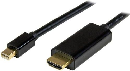 Mini DisplayPort-naar-HDMI Kabel - 1m - Ultra HD 4K - Thunderbolt Compatibel - Zwart