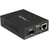 Mediaconverter - Glasvezel - Gigabit - RJ45 - Met Open SFP Sleuf