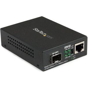 Mediaconverter - Glasvezel - Gigabit - RJ45 - Met Open SFP Sleuf