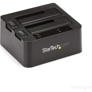 StarTech.com USB 3.1 (10bps) dubbel harddisk docking station voor 2,5 en/of 3,5" SATA SSD/HDD