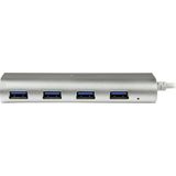 StarTech.com 4-Port USB Hub, USB A naar 4x USB-A Ports, USB 5Gbps, Bus-Powered, Robuust Ontwerp, Compacte USB 3.0 Laptop Hub