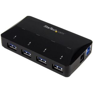 StarTech.com 4-Poorts USB 3.0 Hub met specifieke oplaadpoort - 5Gbps - 1 x 2.4A poort
