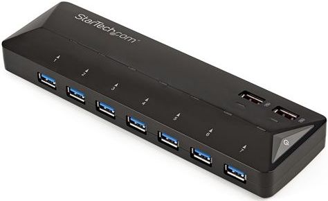 StarTech.com 7-Poorts USB 3.0 Hub met specifieke oplaadpoorten - 5Gbps - 2 x 2.4A poorten