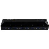 StarTech.com 10-Poorts USB 3.0 Hub met oplaad en sync poort - 5Gbps - 2 x 1.5A poorten