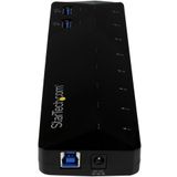 StarTech.com 10-Poorts USB 3.0 Hub met oplaad en sync poort - 5Gbps - 2 x 1.5A poorten