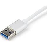 StarTech.com USB 3.0 naar gigabit ethernet netwerkadapter - zilver