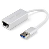 StarTech.com USB 3.0 naar gigabit ethernet netwerkadapter - zilver