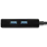 StarTech.com USB 3.0 naar gigabit ethernet netwerk adapter met ingebouwde 2-poorts USB hub