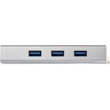 USB 3.0 Hub met Ethernet Adapter - 3 Poorts - Aluminium