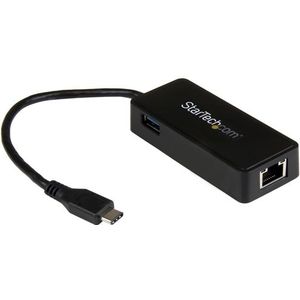 StarTech.com USB-C naar gigabit netwerkadapter met extra USB poort