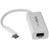 StarTech.com USB-C naar Gigabit Ethernet netwerkadapter - USB 3.0 - wit