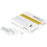 StarTech - USB-C naar Gigabit Netwerkadapter - Zilver - Aluminium