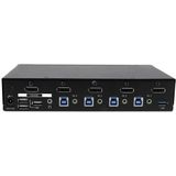 StarTech.com 4-Poorts DisplayPort KVM Switch USB 3.0 4K 30Hz